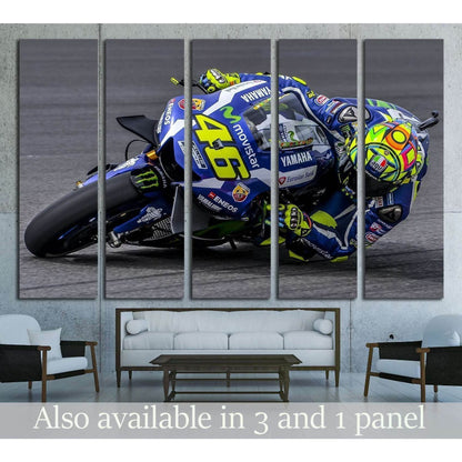 Valentino Rossi during Shell Malaysia Motorcycle Grand Prix (GP) 2016 №1881 Ready to Hang Canvas PrintCanvas art arrives ready to hang, with hanging accessories included and no additional framing required. Every canvas print is hand-crafted, made on-deman