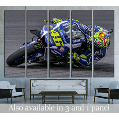 Valentino Rossi during Shell Malaysia Motorcycle Grand Prix (GP) 2016 №1881 Ready to Hang Canvas PrintCanvas art arrives ready to hang, with hanging accessories included and no additional framing required. Every canvas print is hand-crafted, made on-deman