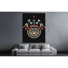 valhalla №4583 Ready to Hang Canvas PrintCanvas art arrives ready to hang, with hanging accessories included and no additional framing required. Every canvas print is hand-crafted, made on-demand at our workshop and expertly stretched around 100% North Am
