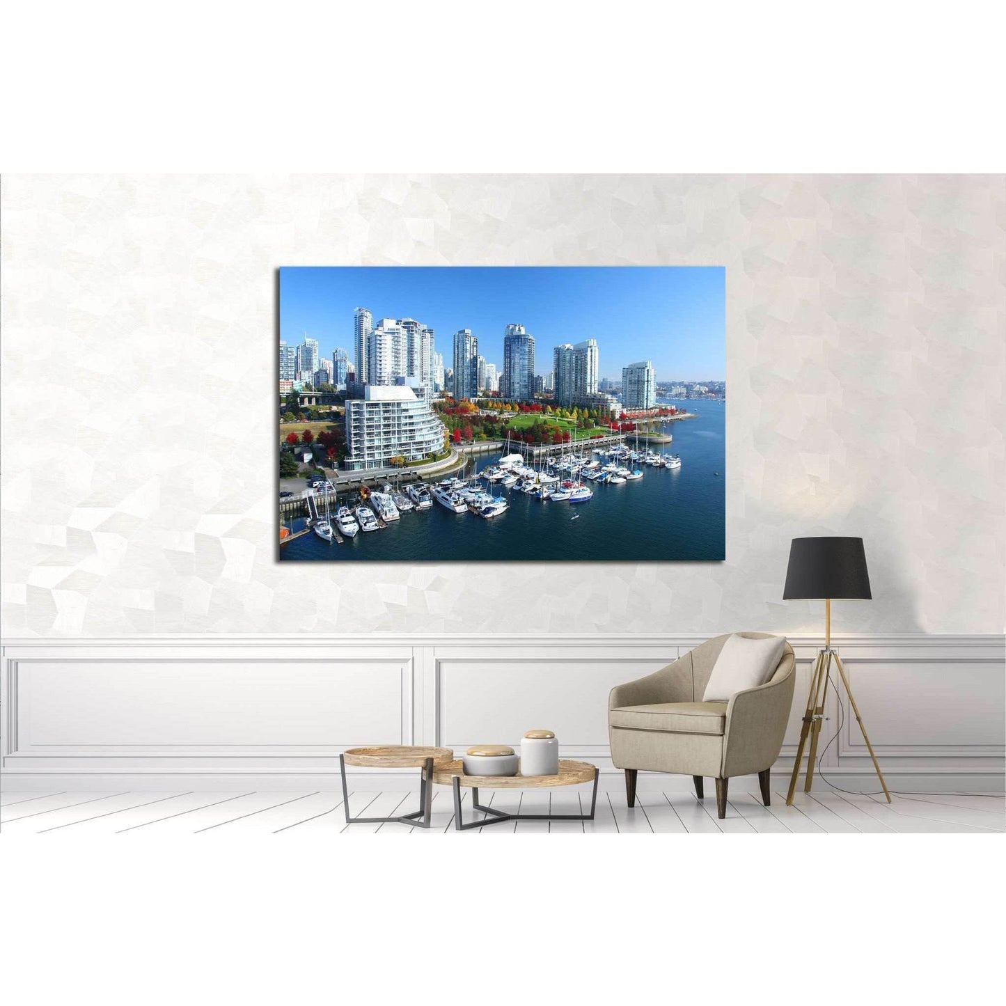 Vancouver in British Columbia, Canada №2041 Ready to Hang Canvas PrintCanvas art arrives ready to hang, with hanging accessories included and no additional framing required. Every canvas print is hand-crafted, made on-demand at our workshop and expertly s