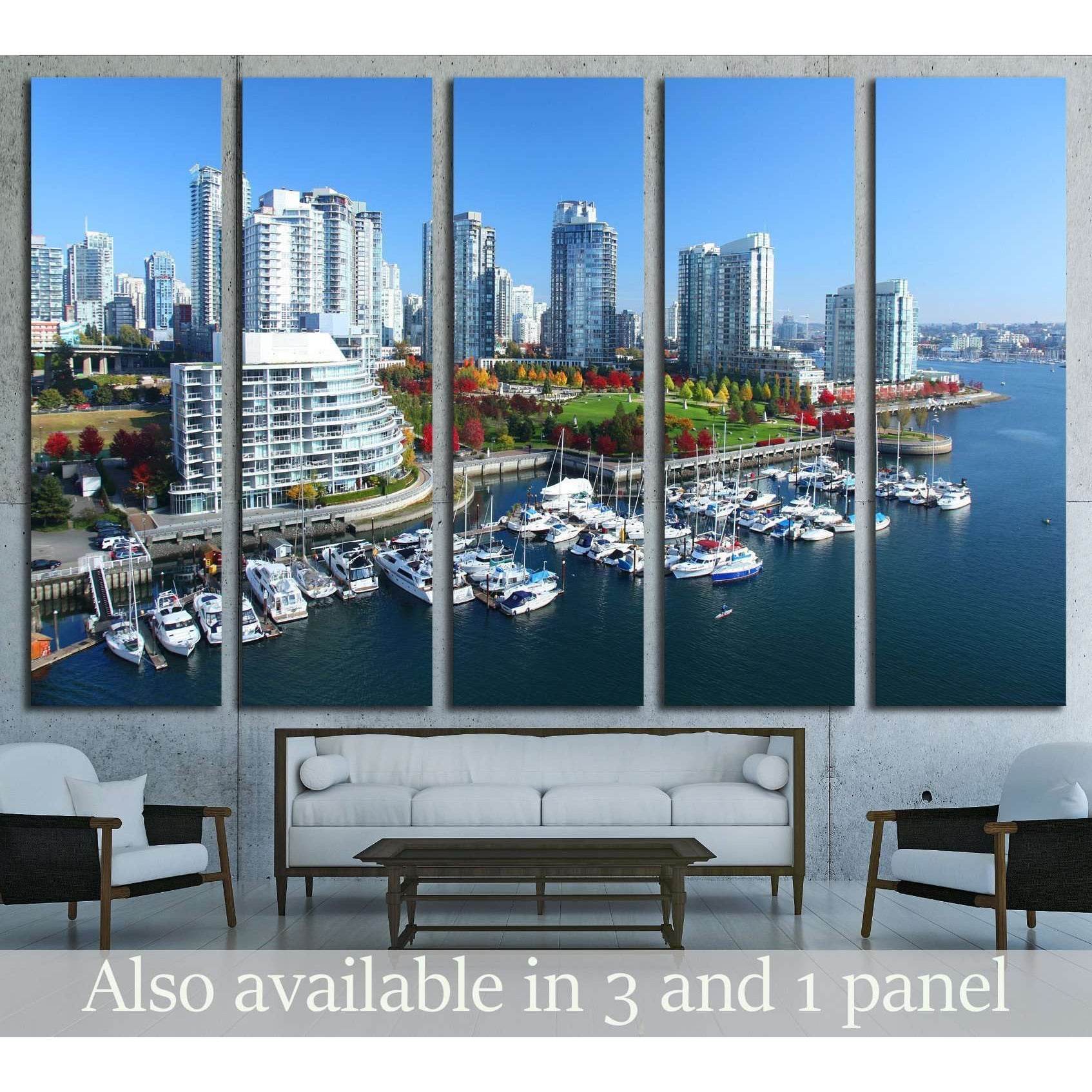 Vancouver in British Columbia, Canada №2041 Ready to Hang Canvas PrintCanvas art arrives ready to hang, with hanging accessories included and no additional framing required. Every canvas print is hand-crafted, made on-demand at our workshop and expertly s