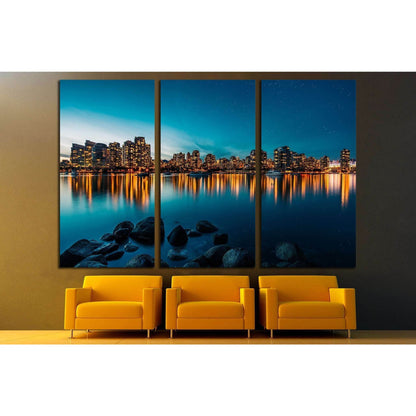 Vancouver skyline reflection at sunset №2023 Ready to Hang Canvas PrintCanvas art arrives ready to hang, with hanging accessories included and no additional framing required. Every canvas print is hand-crafted, made on-demand at our workshop and expertly