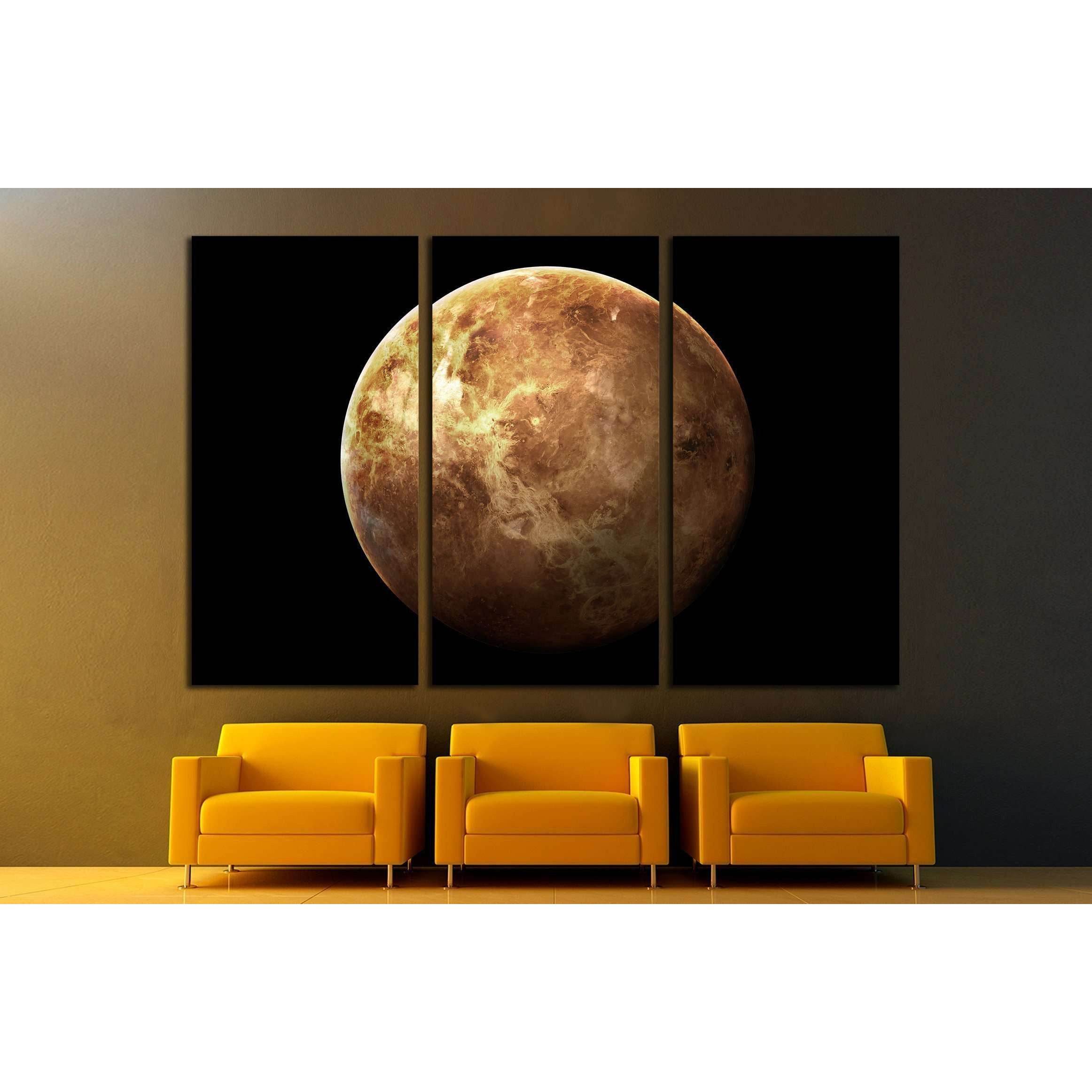 Venus - High resolution 3D images presents planets of the solar system. №2439 Ready to Hang Canvas PrintCanvas art arrives ready to hang, with hanging accessories included and no additional framing required. Every canvas print is hand-crafted, made on-dem