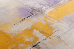 Vibrant Yellow and Lavender - Canvas Print - Artoholica Ready to Hang Canvas Print