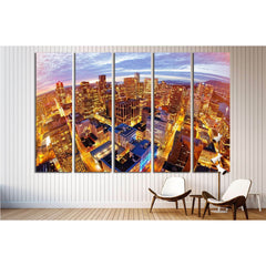View from city tower in Vancouver №2043 Ready to Hang Canvas PrintCanvas art arrives ready to hang, with hanging accessories included and no additional framing required. Every canvas print is hand-crafted, made on-demand at our workshop and expertly stret