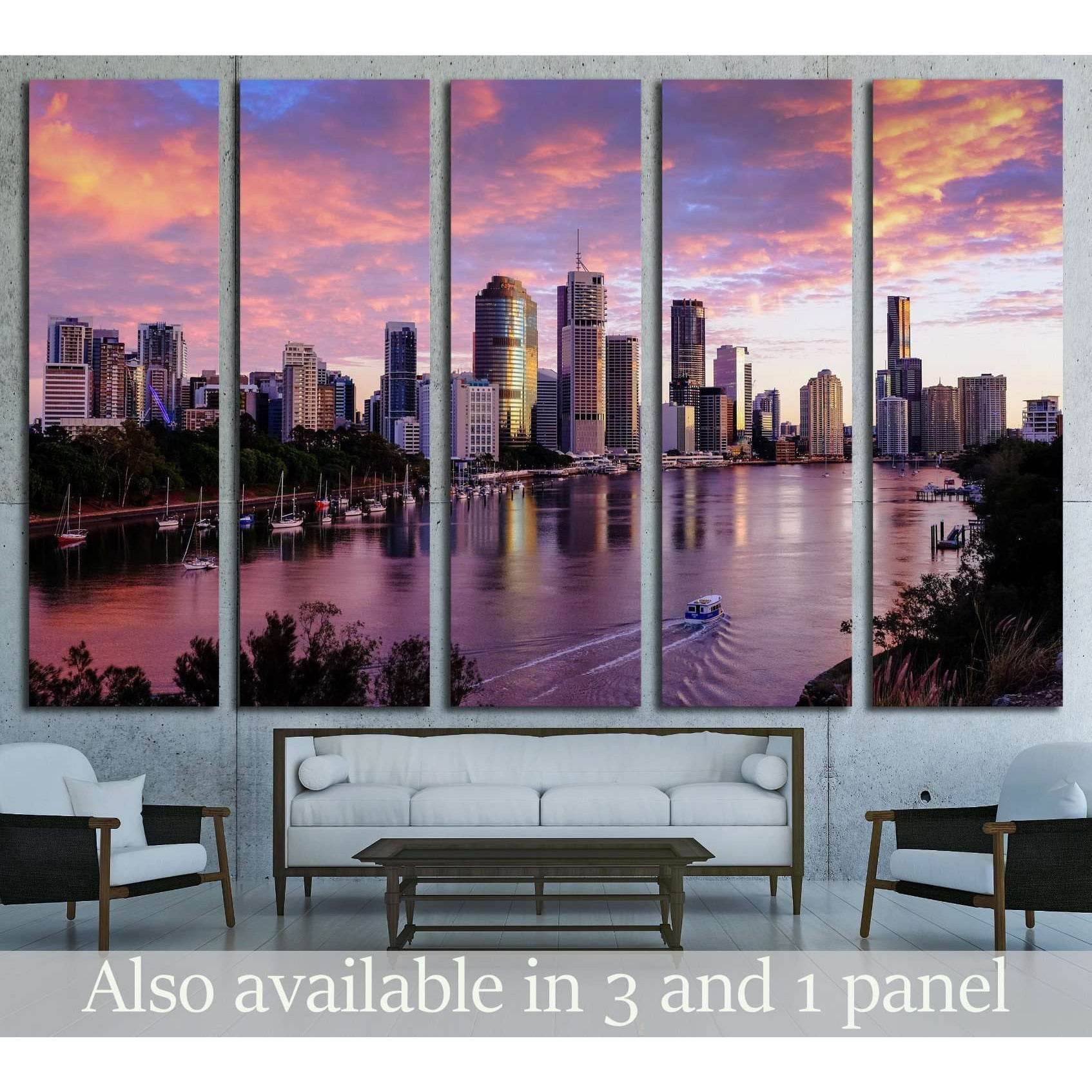 View of Brisbane City from Kangaroo Point cliffs №2329 Ready to Hang Canvas PrintCanvas art arrives ready to hang, with hanging accessories included and no additional framing required. Every canvas print is hand-crafted, made on-demand at our workshop and