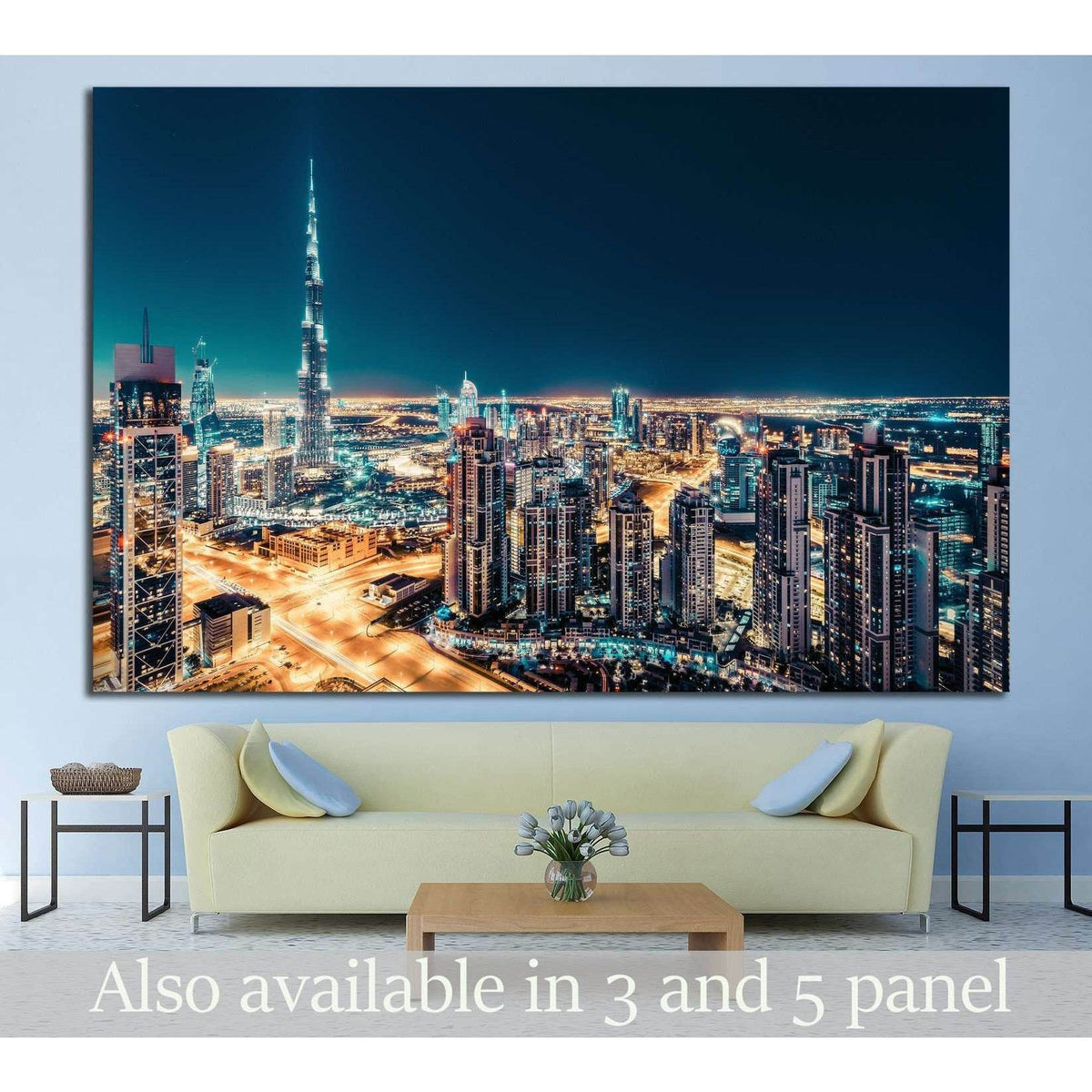 View of downtown Dubai, UAE №1270 Ready to Hang Canvas PrintCanvas art arrives ready to hang, with hanging accessories included and no additional framing required. Every canvas print is hand-crafted, made on-demand at our workshop and expertly stretched a