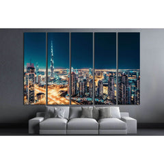 View of downtown Dubai, UAE №1270 Ready to Hang Canvas PrintCanvas art arrives ready to hang, with hanging accessories included and no additional framing required. Every canvas print is hand-crafted, made on-demand at our workshop and expertly stretched a