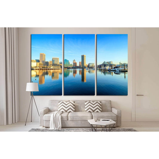 View of Inner Harbor area in downtown Baltimore Maryland USA №2186 Ready to Hang Canvas PrintCanvas art arrives ready to hang, with hanging accessories included and no additional framing required. Every canvas print is hand-crafted, made on-demand at our