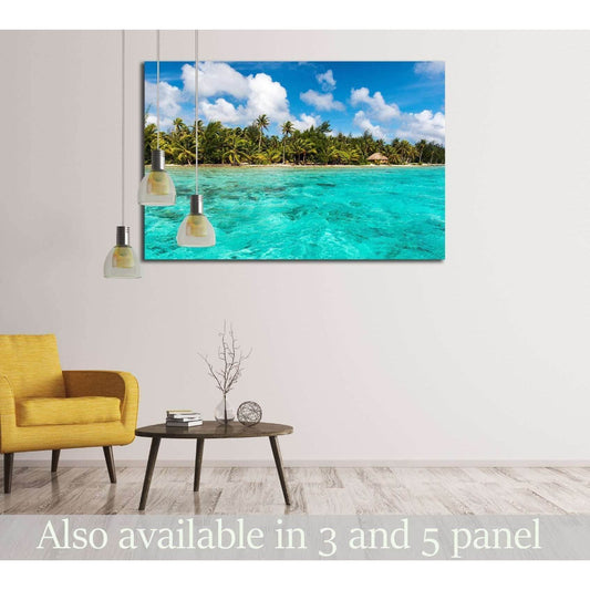 view over the lagoon of Bora Bora №2515 Ready to Hang Canvas PrintCanvas art arrives ready to hang, with hanging accessories included and no additional framing required. Every canvas print is hand-crafted, made on-demand at our workshop and expertly stret