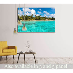 view over the lagoon of Bora Bora №2515 Ready to Hang Canvas PrintCanvas art arrives ready to hang, with hanging accessories included and no additional framing required. Every canvas print is hand-crafted, made on-demand at our workshop and expertly stret