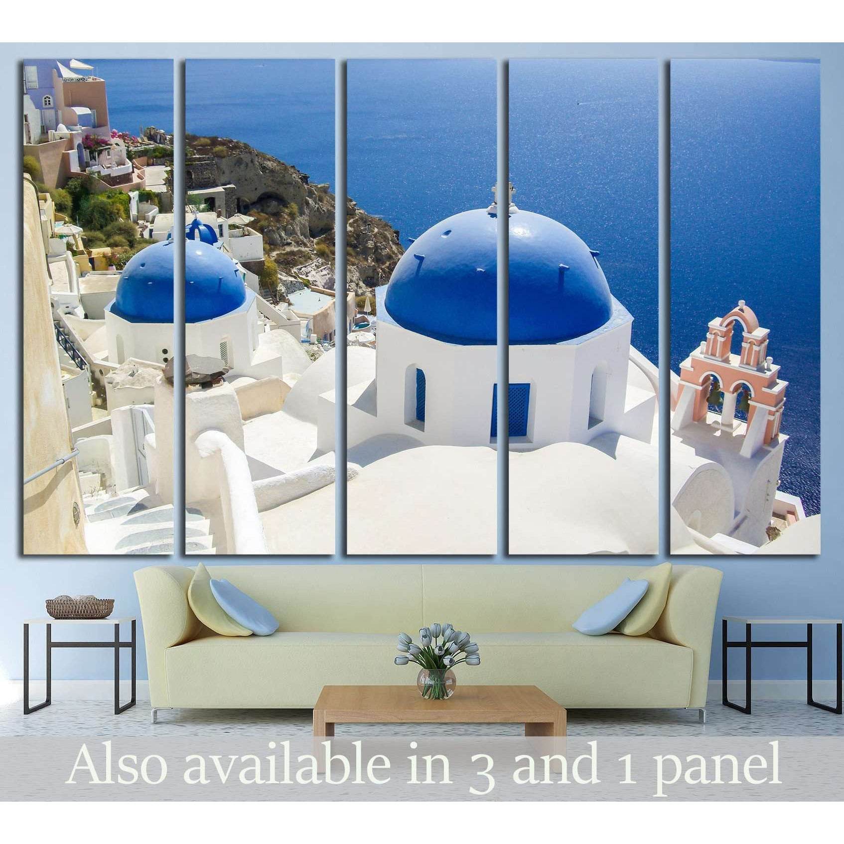 village of oia at santorini island, greece №1283 Ready to Hang Canvas PrintCanvas art arrives ready to hang, with hanging accessories included and no additional framing required. Every canvas print is hand-crafted, made on-demand at our workshop and exper