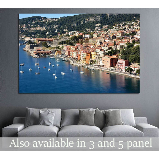 Villefranche sur Mer, Monaco №1714 Ready to Hang Canvas PrintCanvas art arrives ready to hang, with hanging accessories included and no additional framing required. Every canvas print is hand-crafted, made on-demand at our workshop and expertly stretched