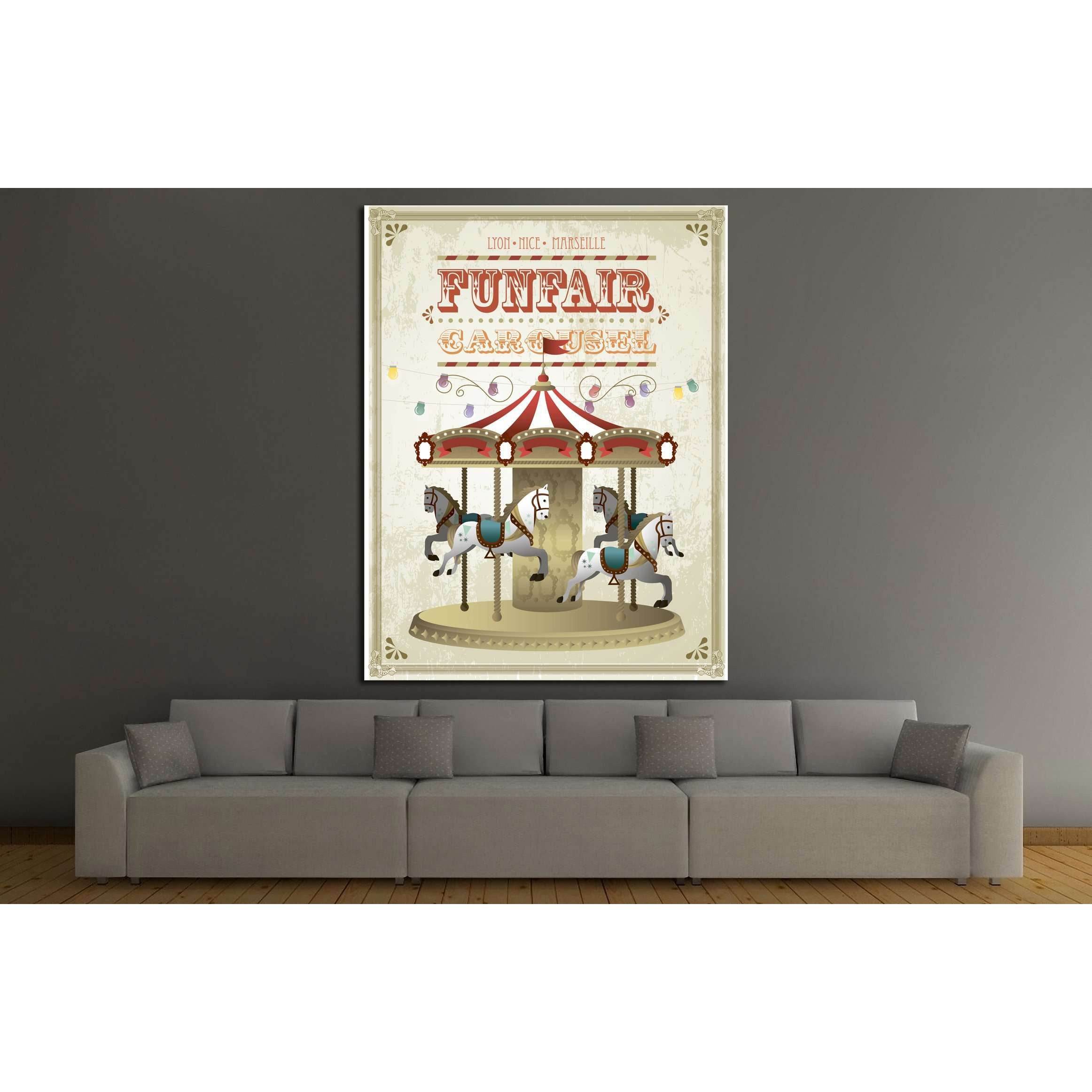 vintage carousel template vector №4572 Ready to Hang Canvas PrintCanvas art arrives ready to hang, with hanging accessories included and no additional framing required. Every canvas print is hand-crafted, made on-demand at our workshop and expertly stretc