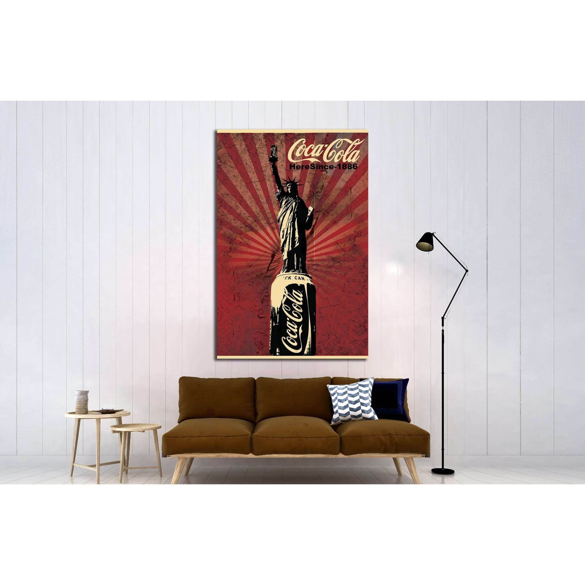 Vintage Coca Cola №3485 Ready to Hang Canvas PrintCanvas art arrives ready to hang, with hanging accessories included and no additional framing required. Every canvas print is hand-crafted, made on-demand at our workshop and expertly stretched around 100%