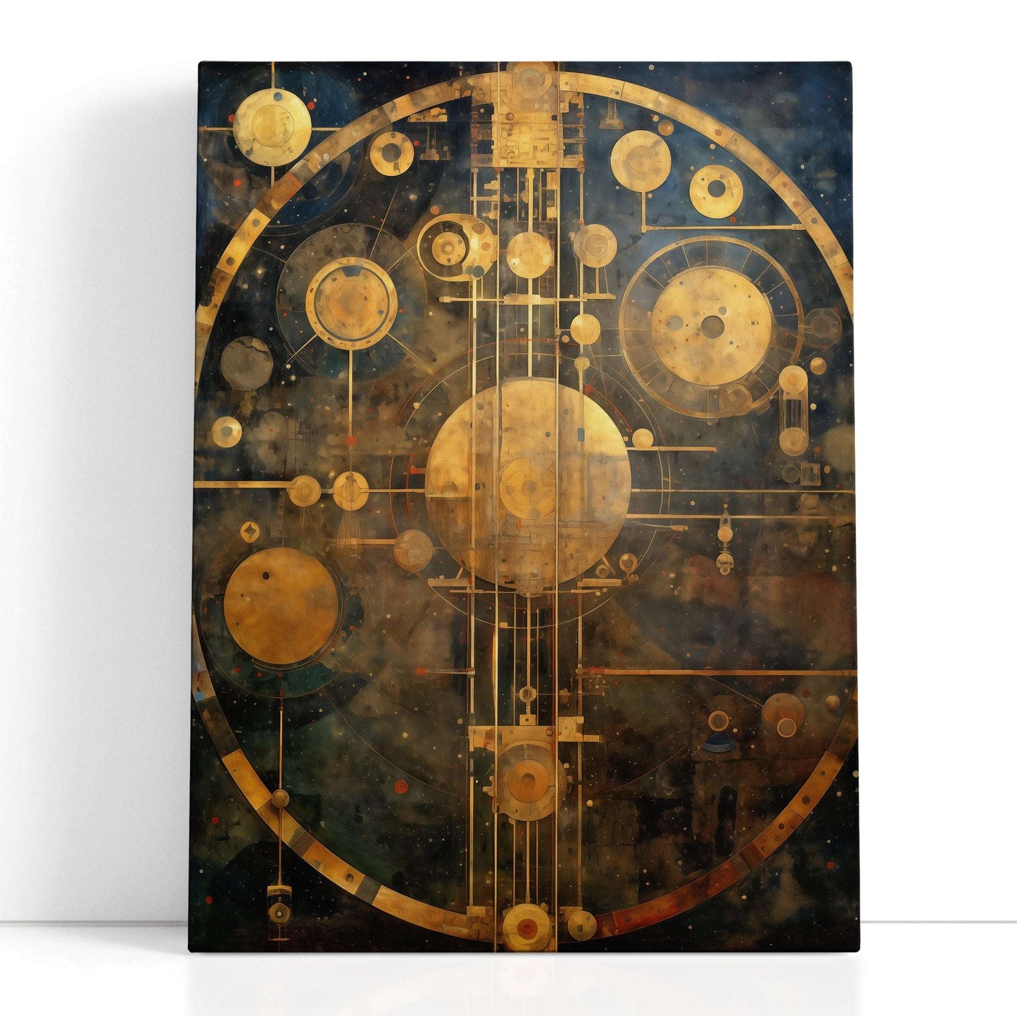 Vintage Cosmic Map - Canvas Print - Artoholica Ready to Hang Canvas Print