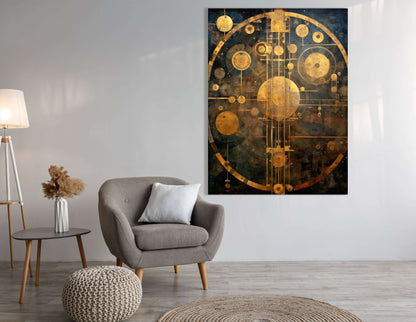 Vintage Cosmic Map - Canvas Print - Artoholica Ready to Hang Canvas Print