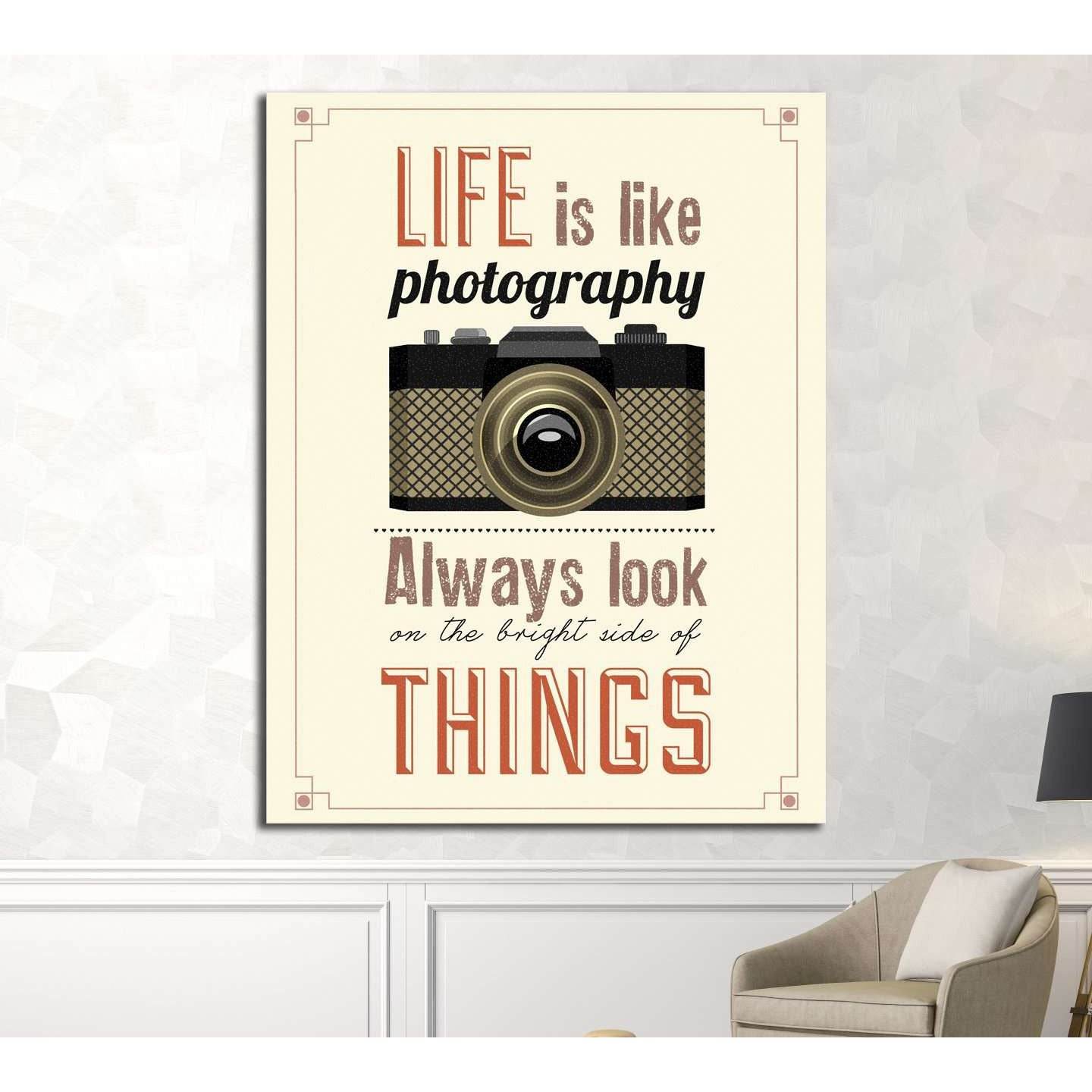 Vintage Old Camera Typographical canvas №4566 Ready to Hang Canvas PrintCanvas art arrives ready to hang, with hanging accessories included and no additional framing required. Every canvas print is hand-crafted, made on-demand at our workshop and expertly