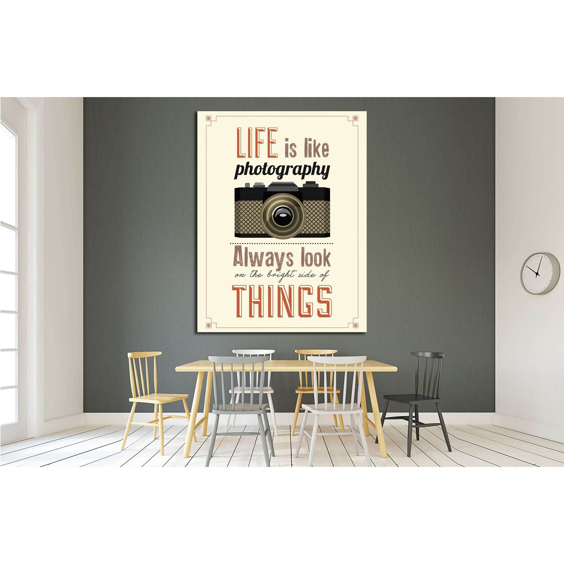 Vintage Old Camera Typographical canvas №4566 Ready to Hang Canvas PrintCanvas art arrives ready to hang, with hanging accessories included and no additional framing required. Every canvas print is hand-crafted, made on-demand at our workshop and expertly