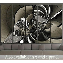 vintage texture architecture spiral of stairs №1610 Ready to Hang Canvas PrintCanvas art arrives ready to hang, with hanging accessories included and no additional framing required. Every canvas print is hand-crafted, made on-demand at our workshop and ex