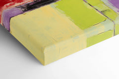 Vivid Lemon Slice in Abstract - Canvas Print - Artoholica Ready to Hang Canvas Print