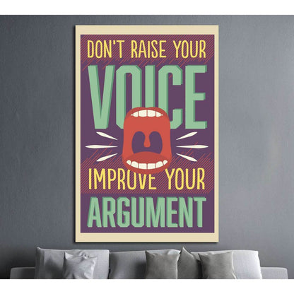 voice №4548 Ready to Hang Canvas PrintCanvas art arrives ready to hang, with hanging accessories included and no additional framing required. Every canvas print is hand-crafted, made on-demand at our workshop and expertly stretched around 100% North Ameri