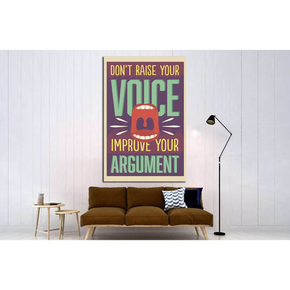 voice №4548 Ready to Hang Canvas PrintCanvas art arrives ready to hang, with hanging accessories included and no additional framing required. Every canvas print is hand-crafted, made on-demand at our workshop and expertly stretched around 100% North Ameri