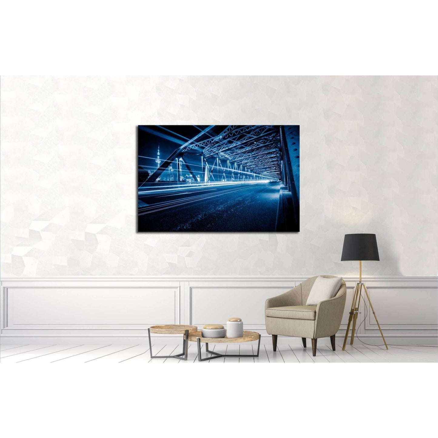 Waibaidu Bridge in Shanghai,China №3218 Ready to Hang Canvas PrintCanvas art arrives ready to hang, with hanging accessories included and no additional framing required. Every canvas print is hand-crafted, made on-demand at our workshop and expertly stret