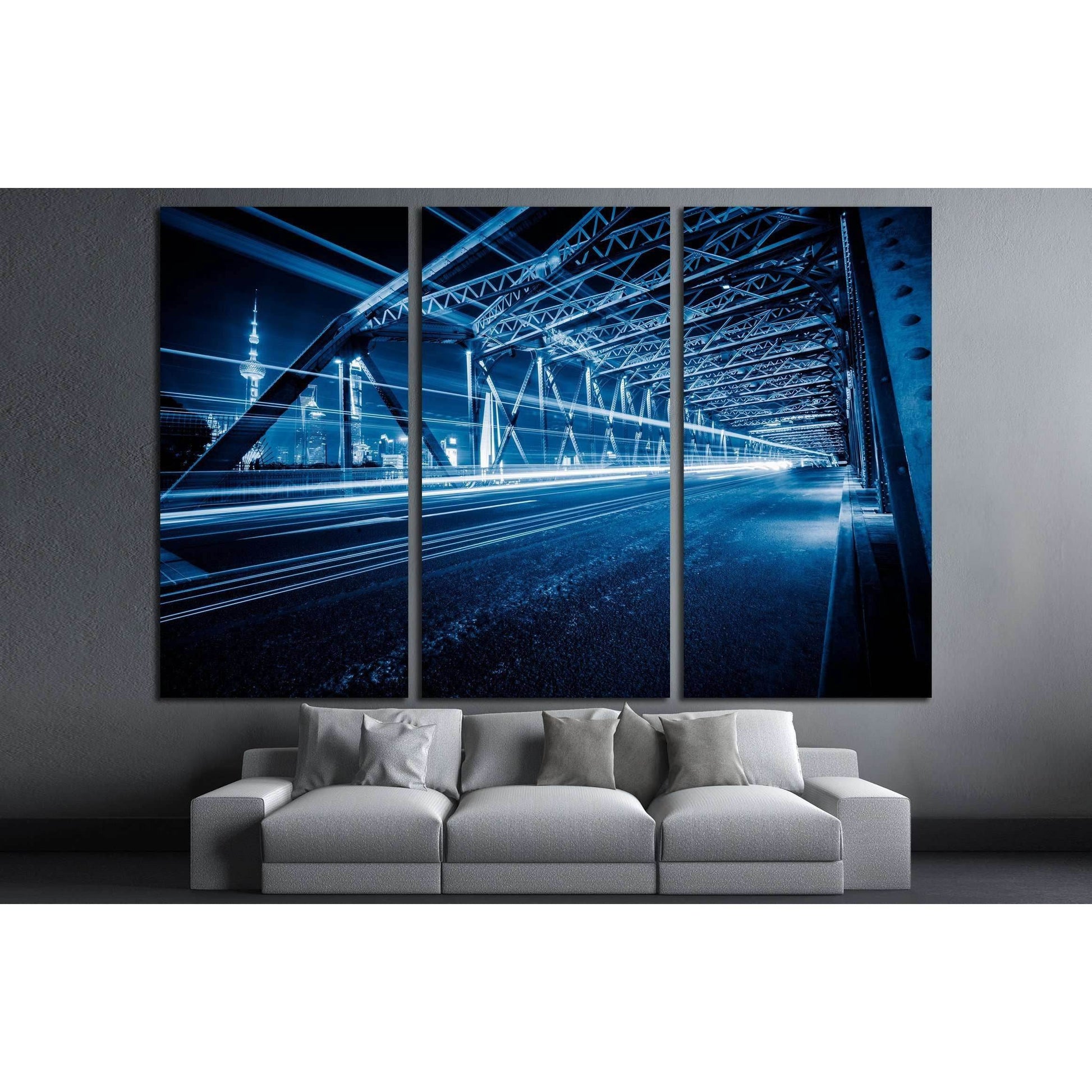 Waibaidu Bridge in Shanghai,China №3218 Ready to Hang Canvas PrintCanvas art arrives ready to hang, with hanging accessories included and no additional framing required. Every canvas print is hand-crafted, made on-demand at our workshop and expertly stret