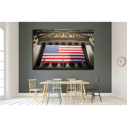 Wall Street New York Stock Exchange Entrance №1950 Ready to Hang Canvas PrintCanvas art arrives ready to hang, with hanging accessories included and no additional framing required. Every canvas print is hand-crafted, made on-demand at our workshop and exp