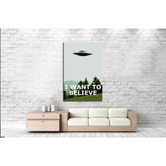 want to believe x files poster (Eugenia Loli) №3393 Ready to Hang Canvas PrintCanvas art arrives ready to hang, with hanging accessories included and no additional framing required. Every canvas print is hand-crafted, made on-demand at our workshop and ex