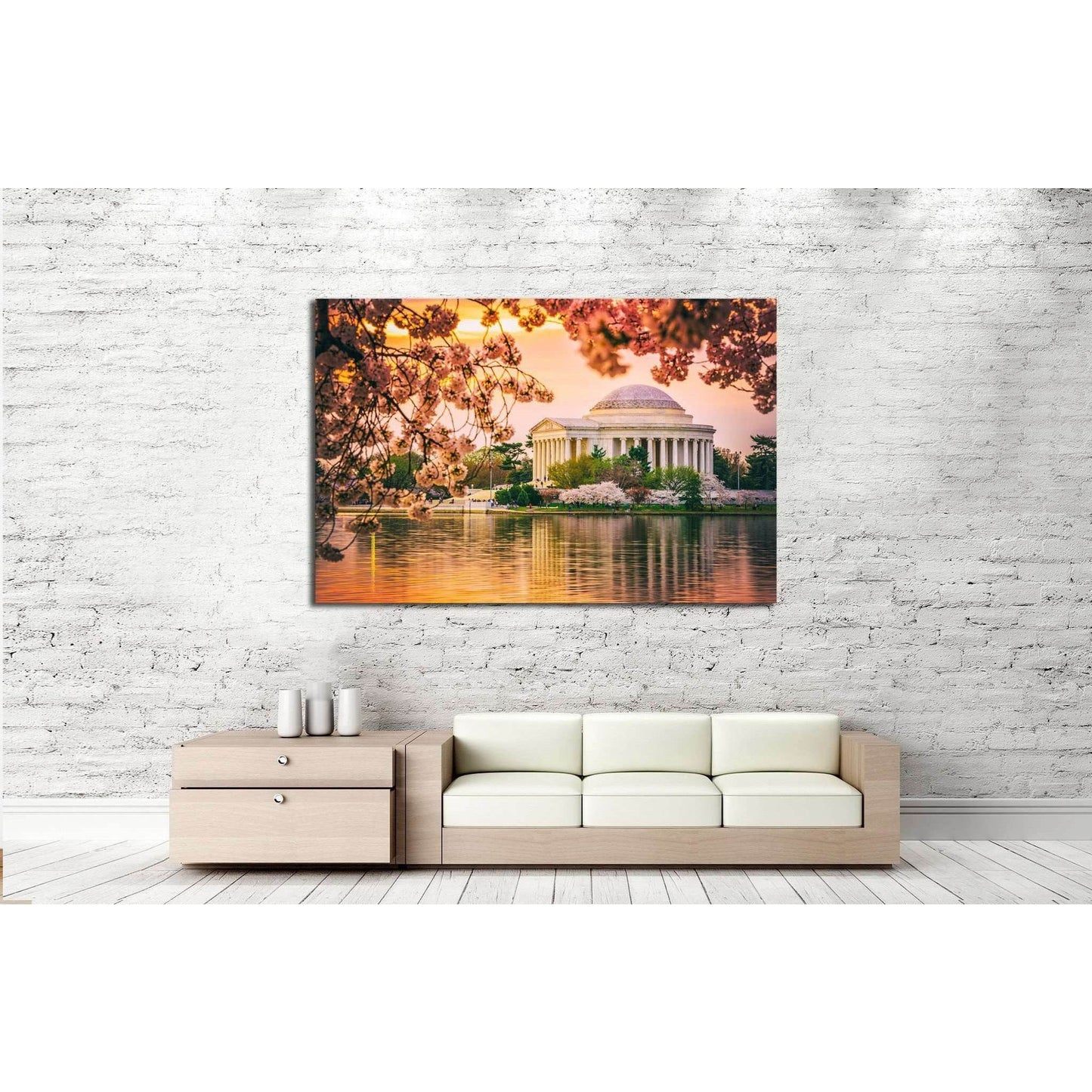 Washington, DC at the Jefferson Memorial during spring №2092 Ready to Hang Canvas PrintCanvas art arrives ready to hang, with hanging accessories included and no additional framing required. Every canvas print is hand-crafted, made on-demand at our worksh