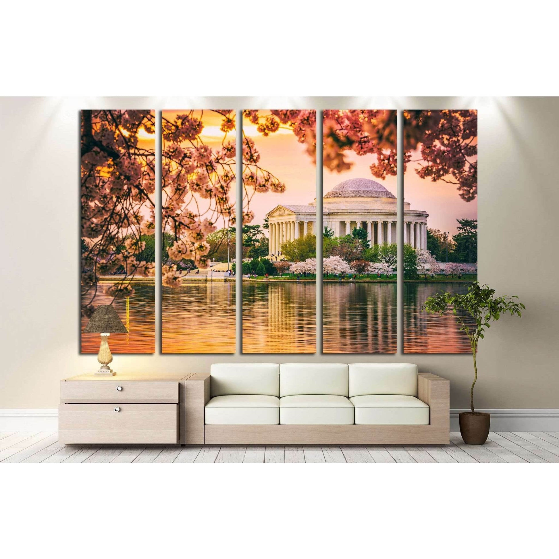 Washington, DC at the Jefferson Memorial during spring №2092 Ready to Hang Canvas PrintCanvas art arrives ready to hang, with hanging accessories included and no additional framing required. Every canvas print is hand-crafted, made on-demand at our worksh