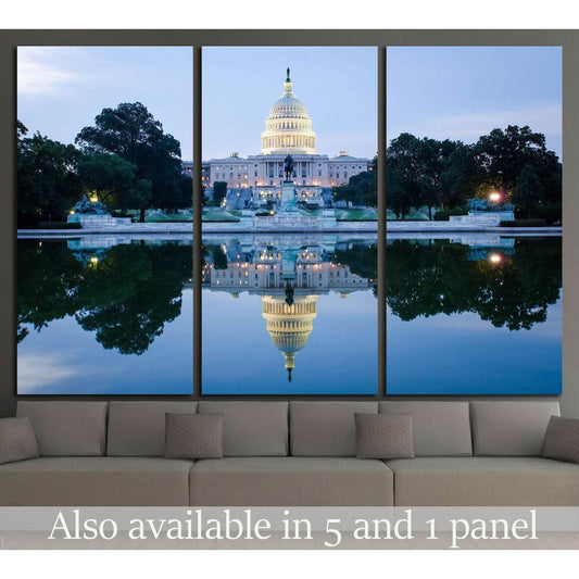 Washington DC, US Capitol Building №1357 Ready to Hang Canvas PrintCanvas art arrives ready to hang, with hanging accessories included and no additional framing required. Every canvas print is hand-crafted, made on-demand at our workshop and expertly stre