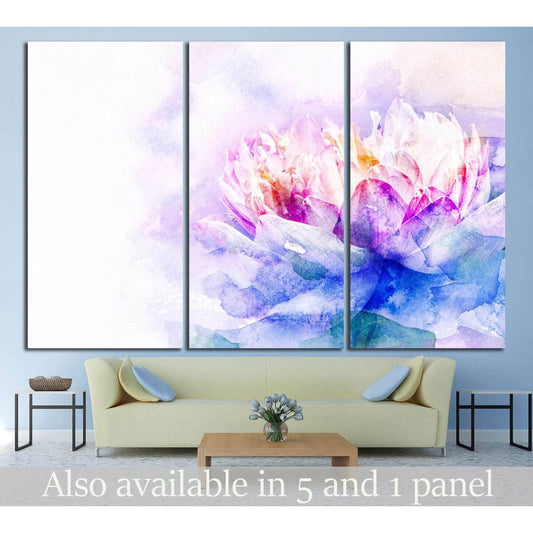 Watercolor painting №1068 Ready to Hang Canvas PrintCanvas art arrives ready to hang, with hanging accessories included and no additional framing required. Every canvas print is hand-crafted, made on-demand at our workshop and expertly stretched around 10