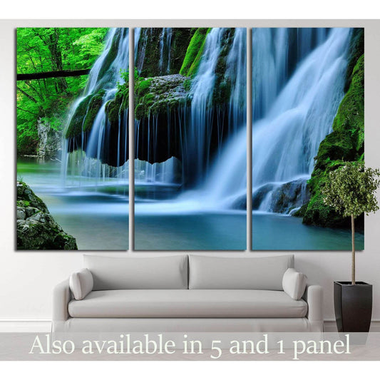 Waterfall Bigar, Romania №644 Ready to Hang Canvas PrintCanvas art arrives ready to hang, with hanging accessories included and no additional framing required. Every canvas print is hand-crafted, made on-demand at our workshop and expertly stretched aroun