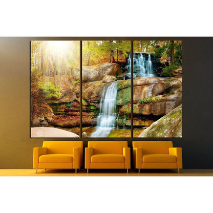 Waterfall in forest №2500 Ready to Hang Canvas PrintCanvas art arrives ready to hang, with hanging accessories included and no additional framing required. Every canvas print is hand-crafted, made on-demand at our workshop and expertly stretched around 10