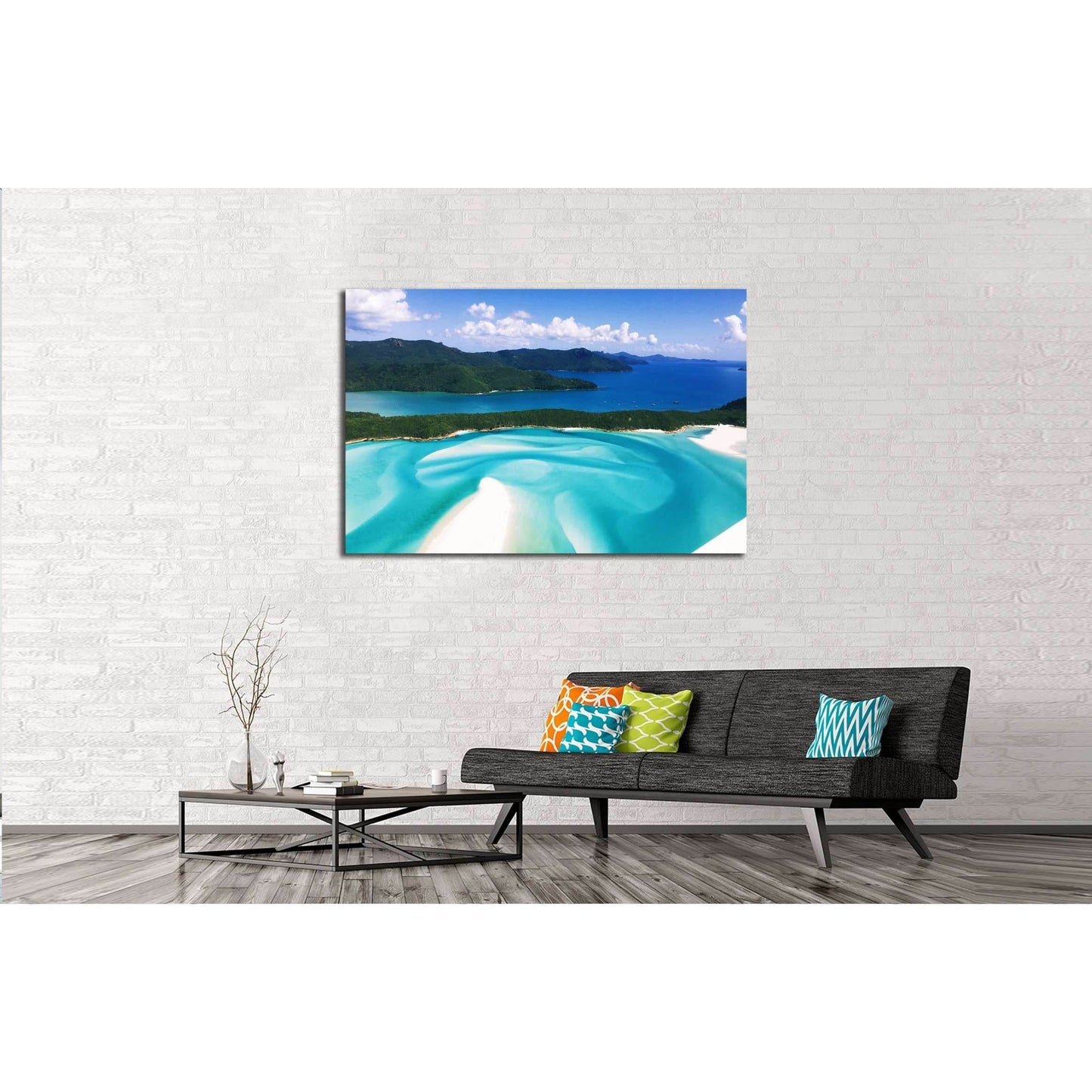 Whitehaven Beach, Queensland №3098 Ready to Hang Canvas PrintCanvas art arrives ready to hang, with hanging accessories included and no additional framing required. Every canvas print is hand-crafted, made on-demand at our workshop and expertly stretched