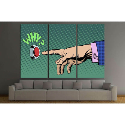 Why Pop Art №3317 Ready to Hang Canvas PrintCanvas art arrives ready to hang, with hanging accessories included and no additional framing required. Every canvas print is hand-crafted, made on-demand at our workshop and expertly stretched around 100% North