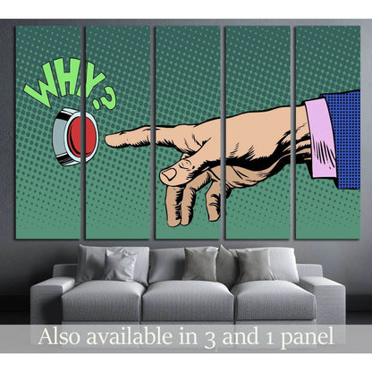 Why Pop Art №3317 Ready to Hang Canvas PrintCanvas art arrives ready to hang, with hanging accessories included and no additional framing required. Every canvas print is hand-crafted, made on-demand at our workshop and expertly stretched around 100% North