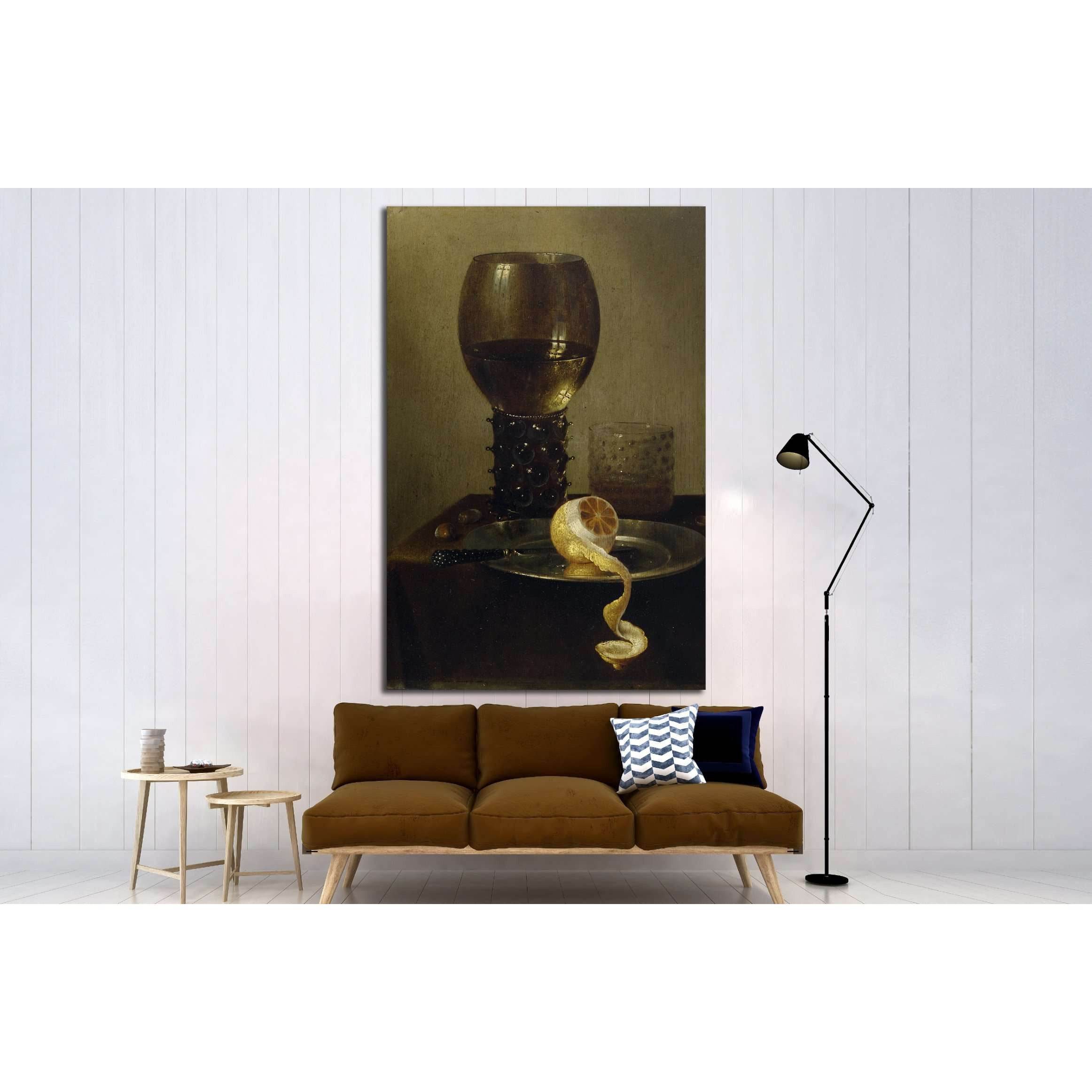 Wine glass and lemon №3437 Ready to Hang Canvas PrintCanvas art arrives ready to hang, with hanging accessories included and no additional framing required. Every canvas print is hand-crafted, made on-demand at our workshop and expertly stretched around 1