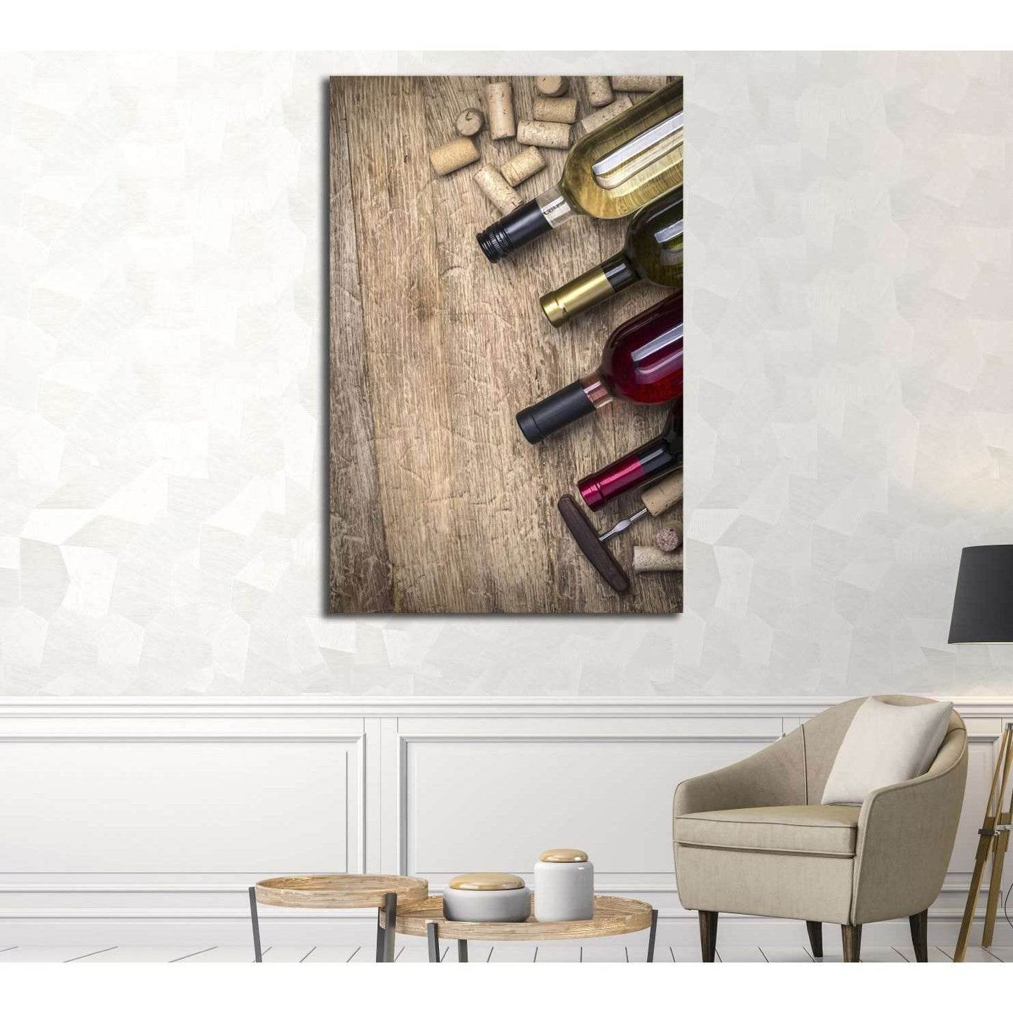 Wine №3419 Ready to Hang Canvas PrintCanvas art arrives ready to hang, with hanging accessories included and no additional framing required. Every canvas print is hand-crafted, made on-demand at our workshop and expertly stretched around 100% North Americ