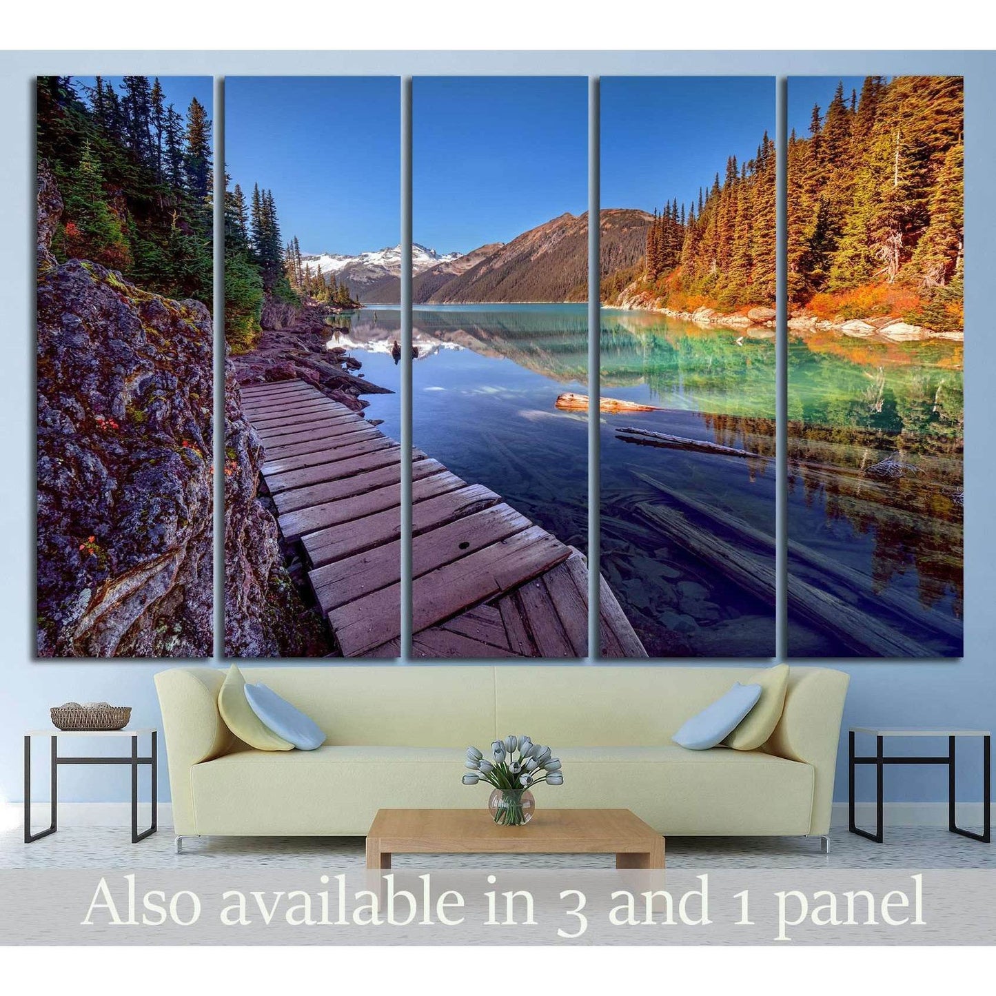 Wooden walkway №848 Ready to Hang Canvas PrintCanvas art arrives ready to hang, with hanging accessories included and no additional framing required. Every canvas print is hand-crafted, made on-demand at our workshop and expertly stretched around 100% Nor