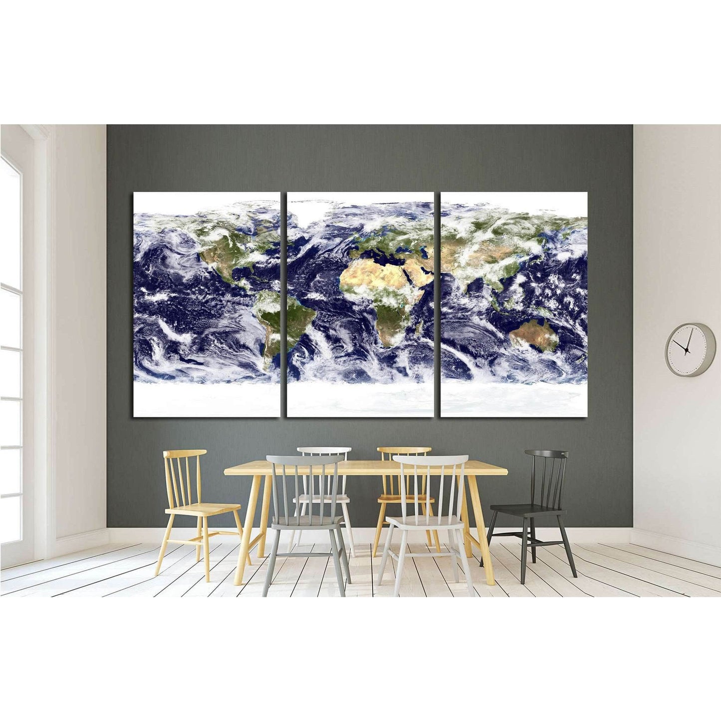 World Map №1500 Ready to Hang Canvas PrintCanvas art arrives ready to hang, with hanging accessories included and no additional framing required. Every canvas print is hand-crafted, made on-demand at our workshop and expertly stretched around 100% North A