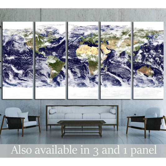 World Map №1500 Ready to Hang Canvas PrintCanvas art arrives ready to hang, with hanging accessories included and no additional framing required. Every canvas print is hand-crafted, made on-demand at our workshop and expertly stretched around 100% North A