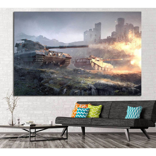 TANK CANVAS ART №226 Ready to Hang Canvas PrintCanvas art arrives ready to hang, with hanging accessories included and no additional framing required. Every canvas print is hand-crafted, made on-demand at our workshop and expertly stretched around 100% No