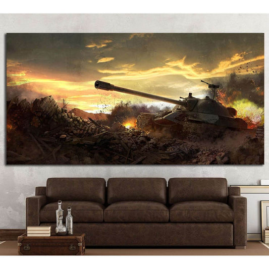 Tank Ready to Hang Canvas Print №229 Ready to Hang Canvas PrintCanvas art arrives ready to hang, with hanging accessories included and no additional framing required. Every canvas print is hand-crafted, made on-demand at our workshop and expertly stretche