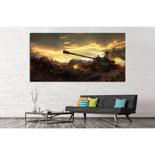 Tank Ready to Hang Canvas Print №229 Ready to Hang Canvas PrintCanvas art arrives ready to hang, with hanging accessories included and no additional framing required. Every canvas print is hand-crafted, made on-demand at our workshop and expertly stretche