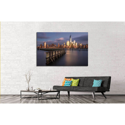 World Trade Center from Newport, Jersey City №2637 Ready to Hang Canvas PrintCanvas art arrives ready to hang, with hanging accessories included and no additional framing required. Every canvas print is hand-crafted, made on-demand at our workshop and exp