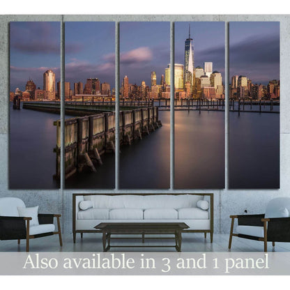 World Trade Center from Newport, Jersey City №2637 Ready to Hang Canvas PrintCanvas art arrives ready to hang, with hanging accessories included and no additional framing required. Every canvas print is hand-crafted, made on-demand at our workshop and exp